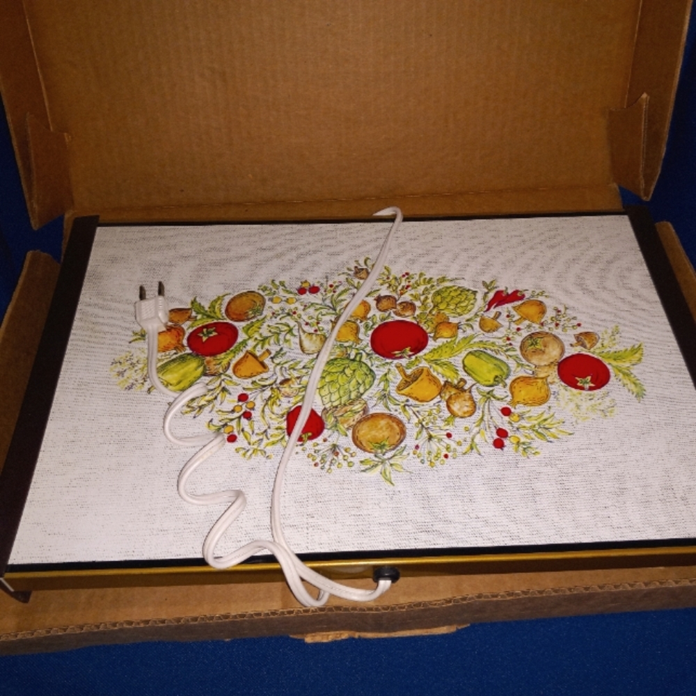 Vintage Party Hostess Warm-O-Tray